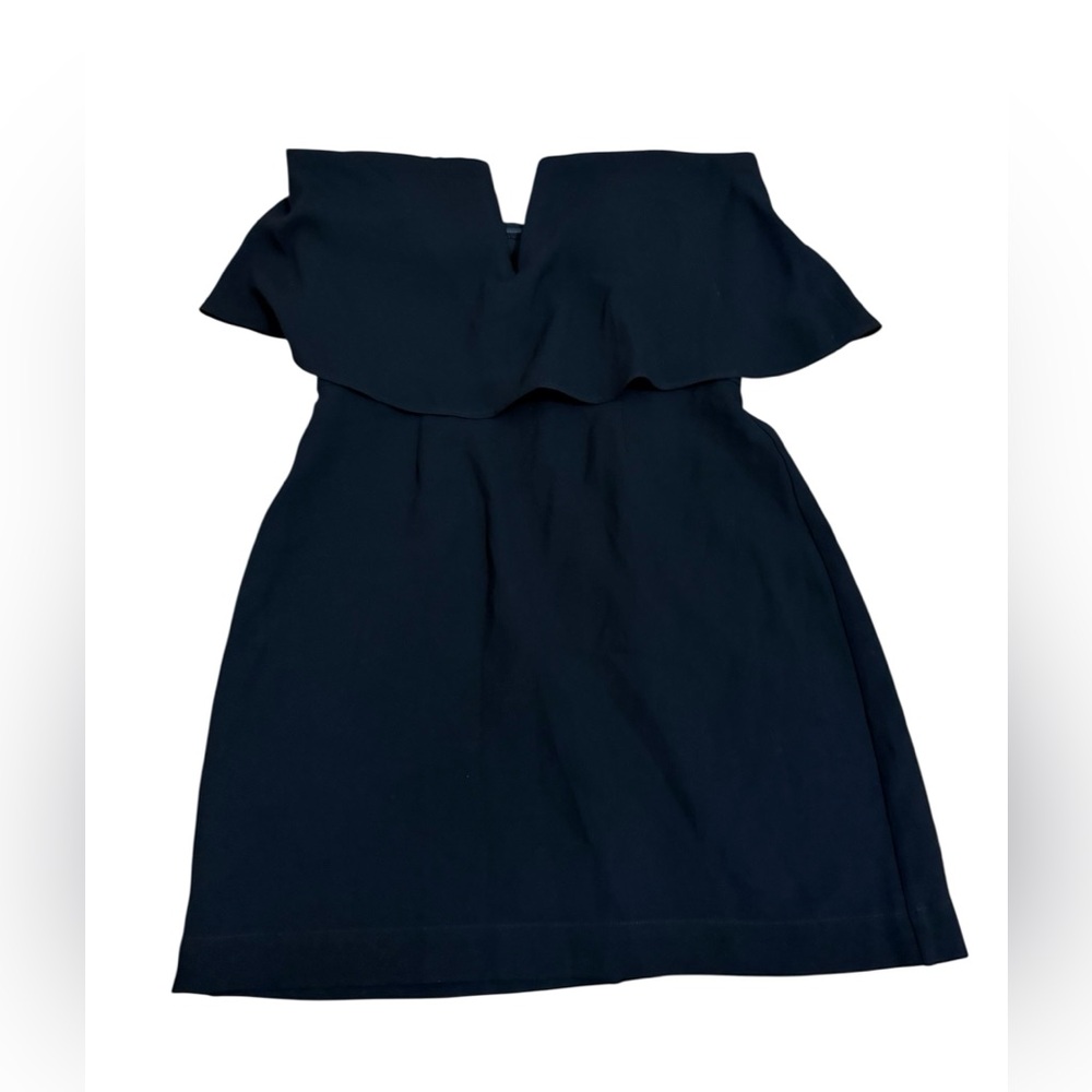 BCBGMaxAzria Black Ruffle Kids Dress